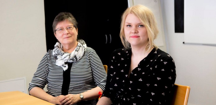 Elise ja Elisa ovat toimineet Seniorikahvilan vetäjinä vuorotellen. Anton Sinelnikov